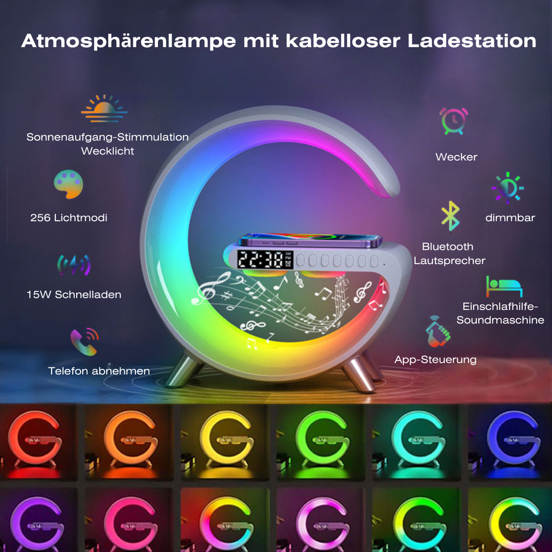 Wireless Bluetooth Atmosphäre-Lampe und Ladegerät